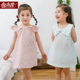 Платье на младенца, юбка, детский летний хлопковый наряд маленькой принцессы, летняя одежда для девочек, 0-1 лет