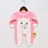 涂涂虎 Детский летний хлопковый лонгслив, детская одежда для мальчика, осеннее боди, термобелье для новорожденных, комбинезон для раннего возраста