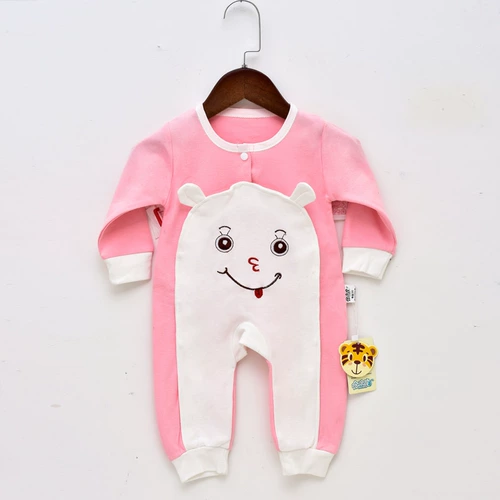 涂涂虎 Детский летний хлопковый лонгслив, детская одежда для мальчика, осеннее боди, термобелье для новорожденных, комбинезон для раннего возраста