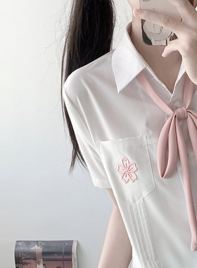 原创设计JK制服格裙搭配小物纯色领结大羽根领绳小长柄蝴蝶结