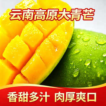 云南新鲜大青芒金煌芒特大水果生鲜整箱券后13.2元包邮 云南新鲜大青芒金煌芒特大水果生鲜整箱券后13.2元包邮