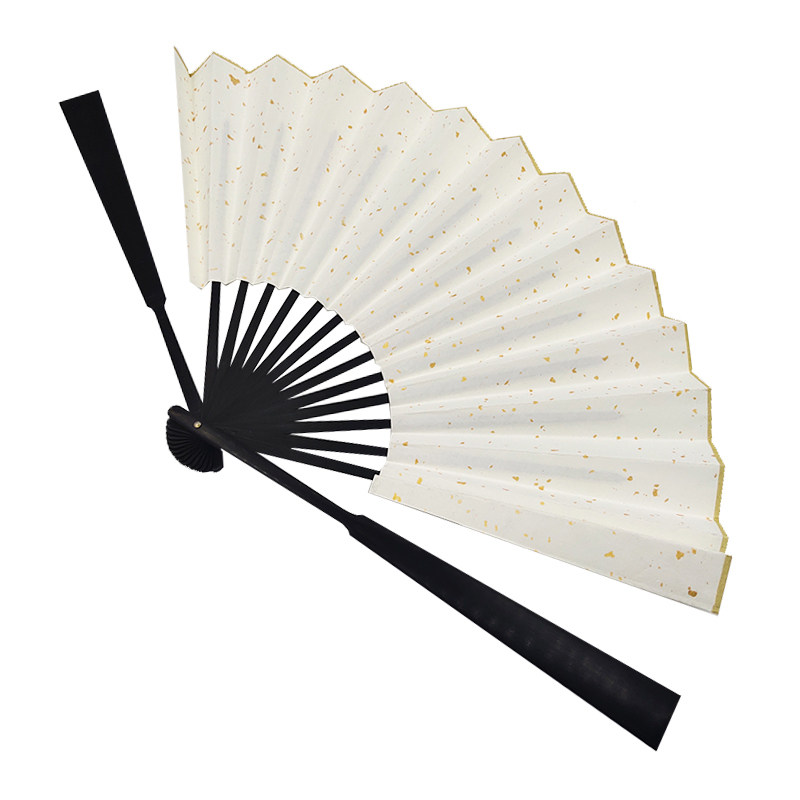 21新款中国风生熟宣纸空白扇子洒金白扇面竹节折扇书画书法扇子 季节货总汇 淘优券