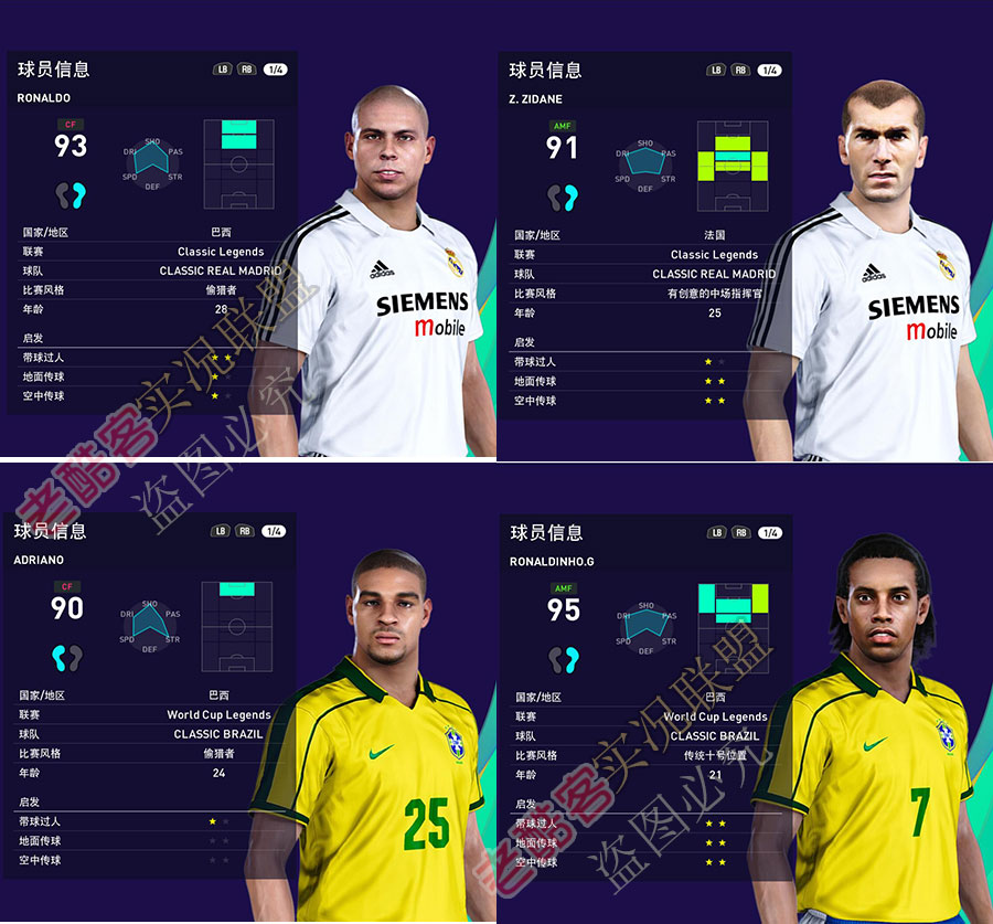 电脑版PES2021经典传奇球队补丁英文版steam实况2021经典元老补丁-图0