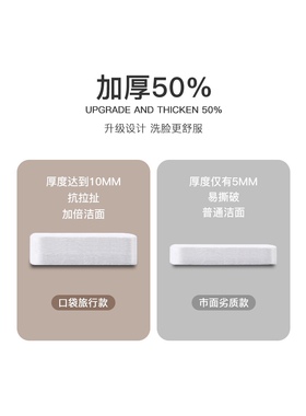 压缩洗脸巾洁面巾美容院专用一次性加厚珍珠纹棉柔巾独立包装单粒