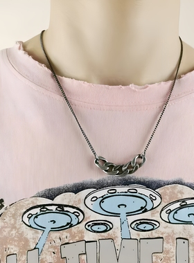 街头风小众设计几何男士挂件吊坠