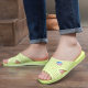 Dad sandals for men in summer wear nostalgic retro flat heel soft sole breathable indoor bathing drag plastic one-shot