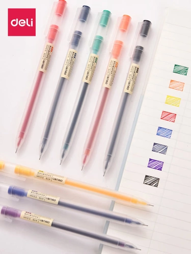 Многоцветная креативная свежая ручка-роллер, брендовый универсальный ноутбук для школьников, креативный многоцветный лайнер, комплект, планировщик