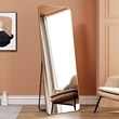 Full Body Mirror Floor Mirror Home Female Nordic Simple Net Red Ins Style Girl Bedroom Girl Fitting And Dressing Mirror