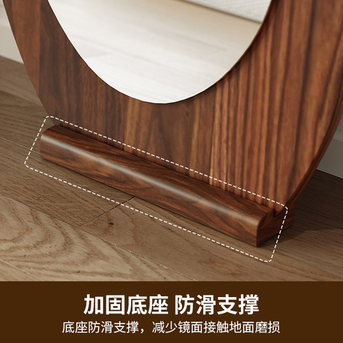 中古风穿衣镜全身镜落地镜家用服装店试衣镜网红女生卧室异形镜子 - 图1