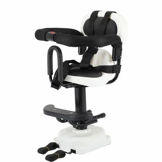 The front child seat of an electric vehicle is stable and safe