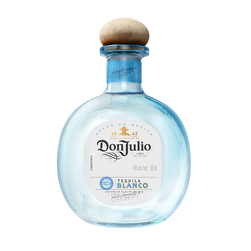 进口DonJulio唐胡里奥珍藏白标银龙舌兰酒mini便携装50ml基酒调酒 - 图2