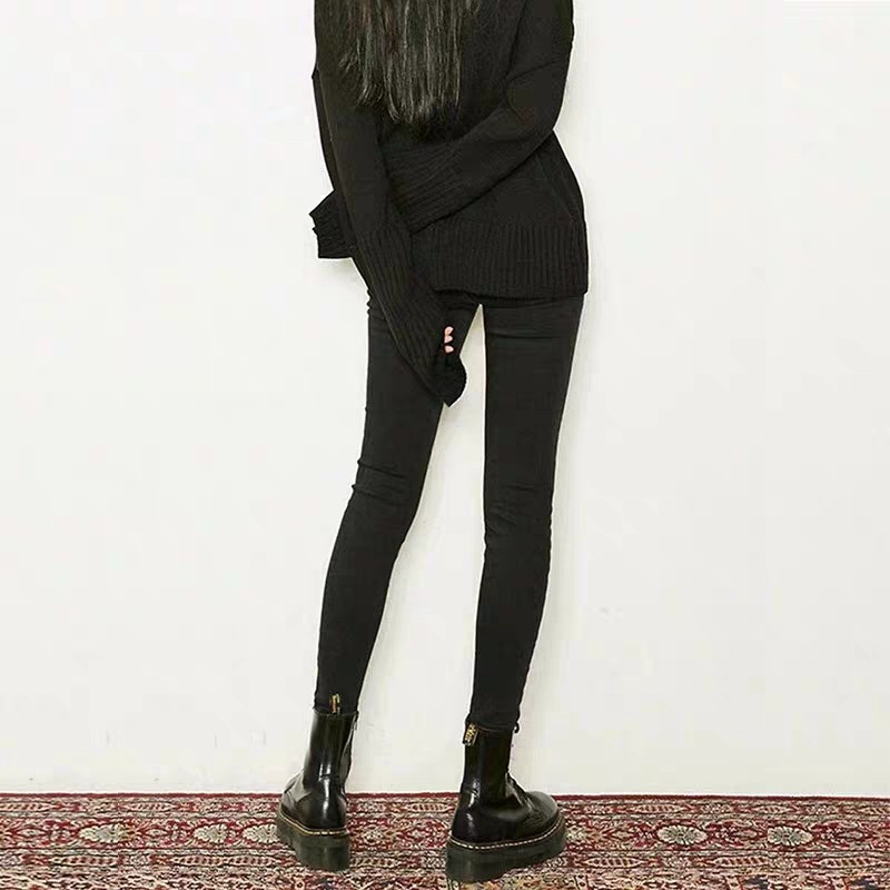 2020新款夏季高腰韩版修身牛仔裤 caiwinking牛仔裤