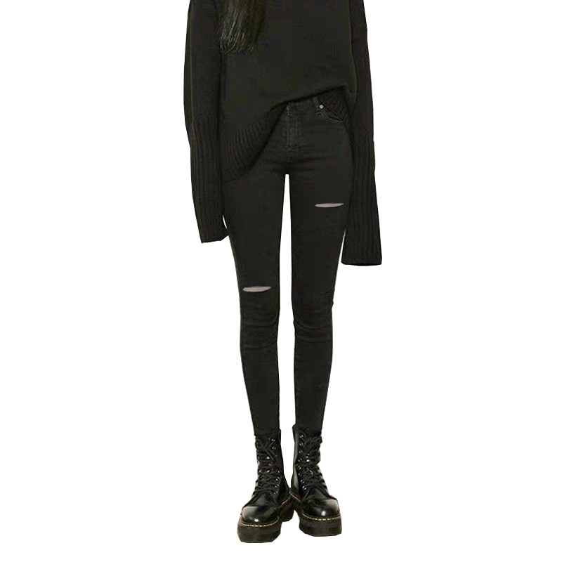 2020新款夏季高腰韩版修身牛仔裤 caiwinking牛仔裤