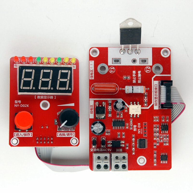 。NY-D02精密双脉冲编码器点焊机变压器控制器电流时间控制板-图1