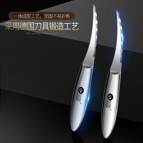 德国岛奇厨房挑虾线神器不锈钢虾线剔除刀开虾背去虾线专用工具 - 图0