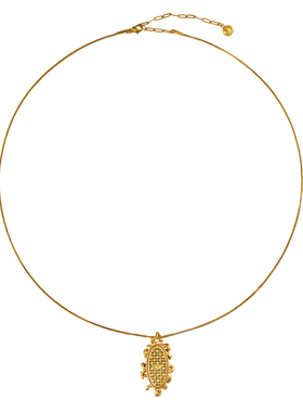 众神记镶嵌黑贝鬃影项链