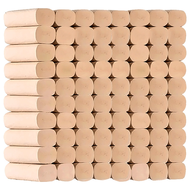 缘点72本色家用实惠擦手纸卷纸巾 缘点彩云朵朵卷筒纸