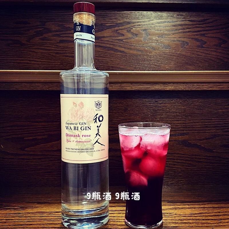 优雅花香 和美人日本玫瑰金酒 进口杜松子酒495毫升 45度鸡尾酒 - 图0