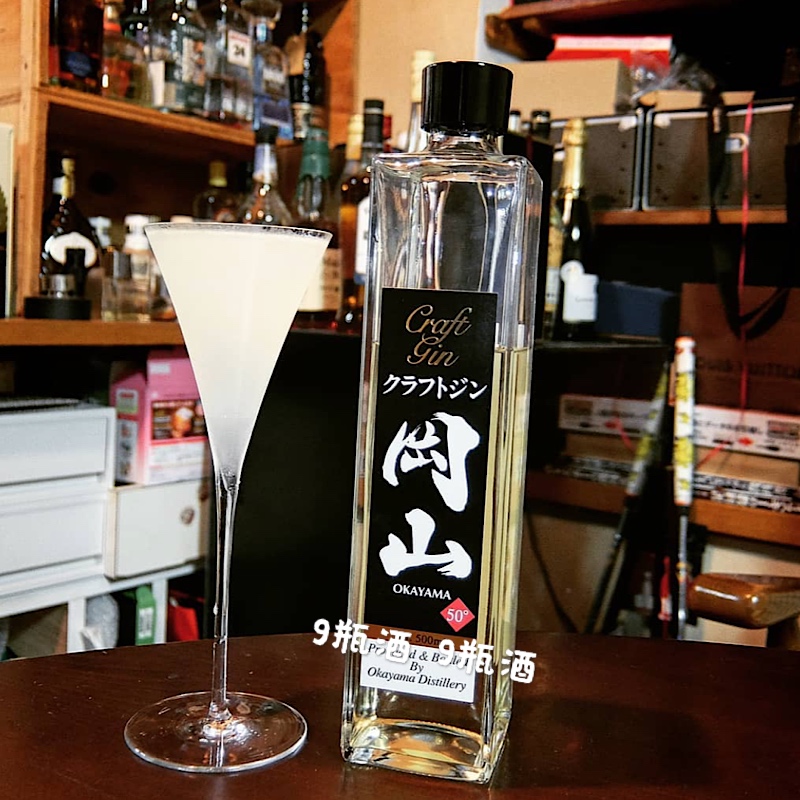 日本进口冈山金酒 原装50度 OKAYAMA CRAFT GIN 500ML送2瓶汤力水 - 图2