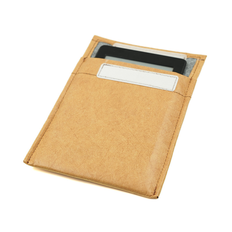 轻薄纤维纸6/7英寸电子书保护套简约牛皮纸款带抗压板收纳包适用Kindle Paperwhite6 Oasis3 内胆包 - 图3