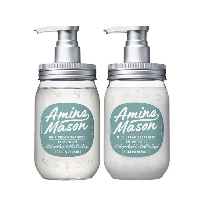 日本amino mason阿蜜浓梅森洗发水护发素套装控油氨基酸am高清大图