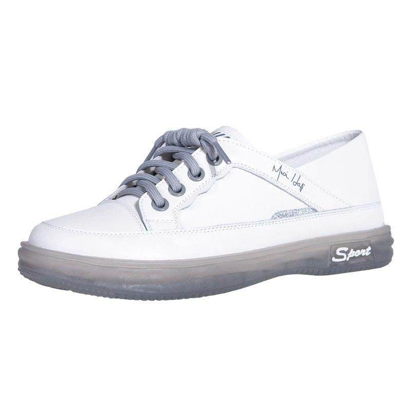 香港真皮软底小白鞋女2025春秋新款百搭透气牛筋底妈妈鞋平底单鞋,淘宝优惠券,粉丝福利购,淘宝优惠卷