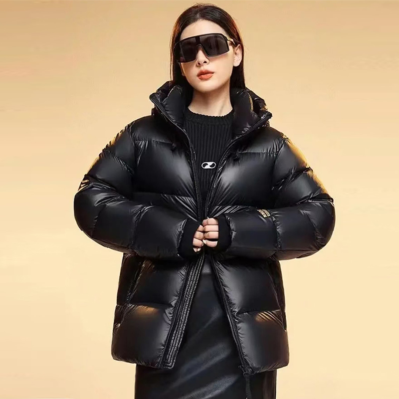 Jeanswest/真维斯冬季新款时尚黑金长短款保暖连帽羽绒服外套男女_Jeans west真维斯七月时尚店_男装-第3张图片-提都小院
