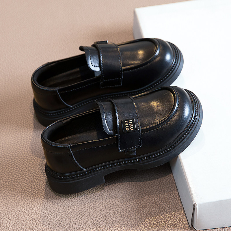 女童皮鞋黑色新款春秋单鞋英伦真皮软底乐福鞋学生演出儿童公主鞋,淘宝优惠券,粉丝福利购,淘宝优惠卷