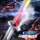2025 Internet celebrity's new hot model luminous spark knife toy laser sword children's boy flash sword katana