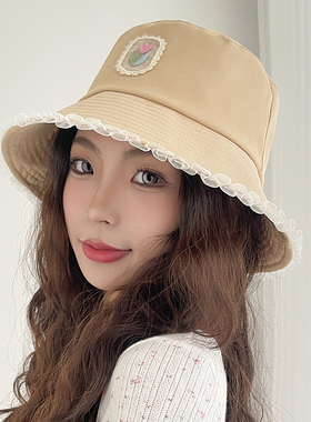 多色可选甜妹风出游通勤防晒帽子