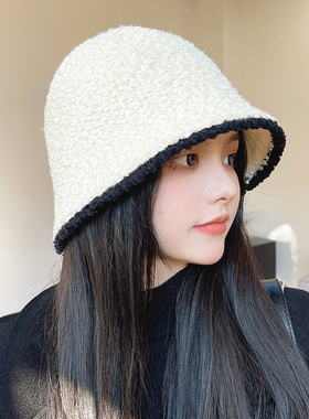 欢瑾水桶帽逛街休闲女秋冬