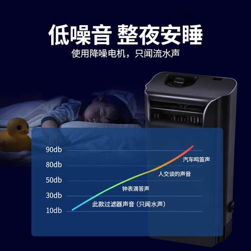 龟缸过滤器低水位乌龟缸净水器养乌龟三合一净水循环泵吸粪过滤盒 - 图1