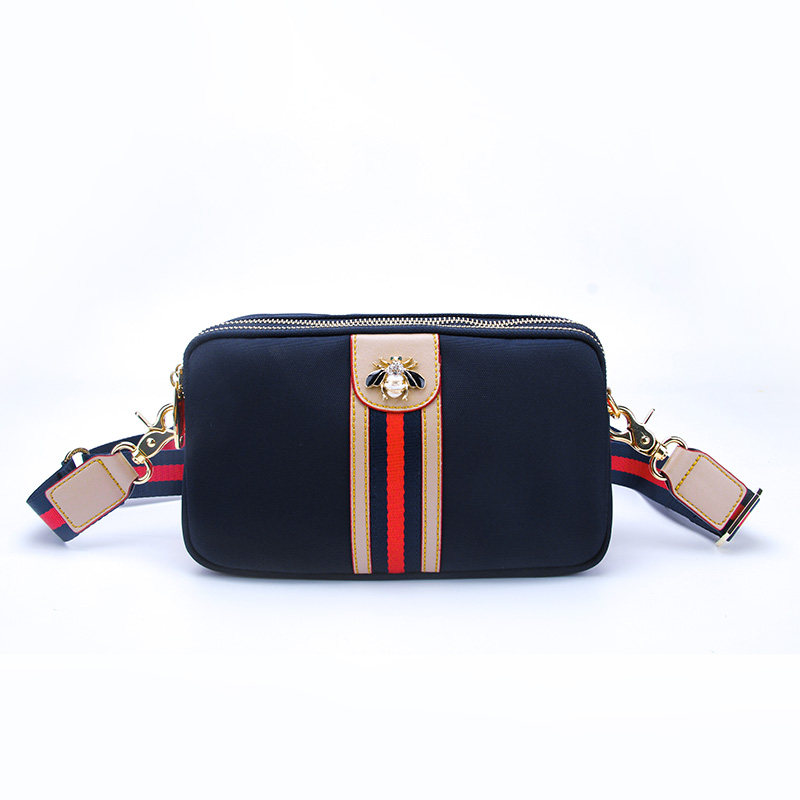 帆布包包2021新款尼龙单肩斜挎包 温斯凯女士包袋