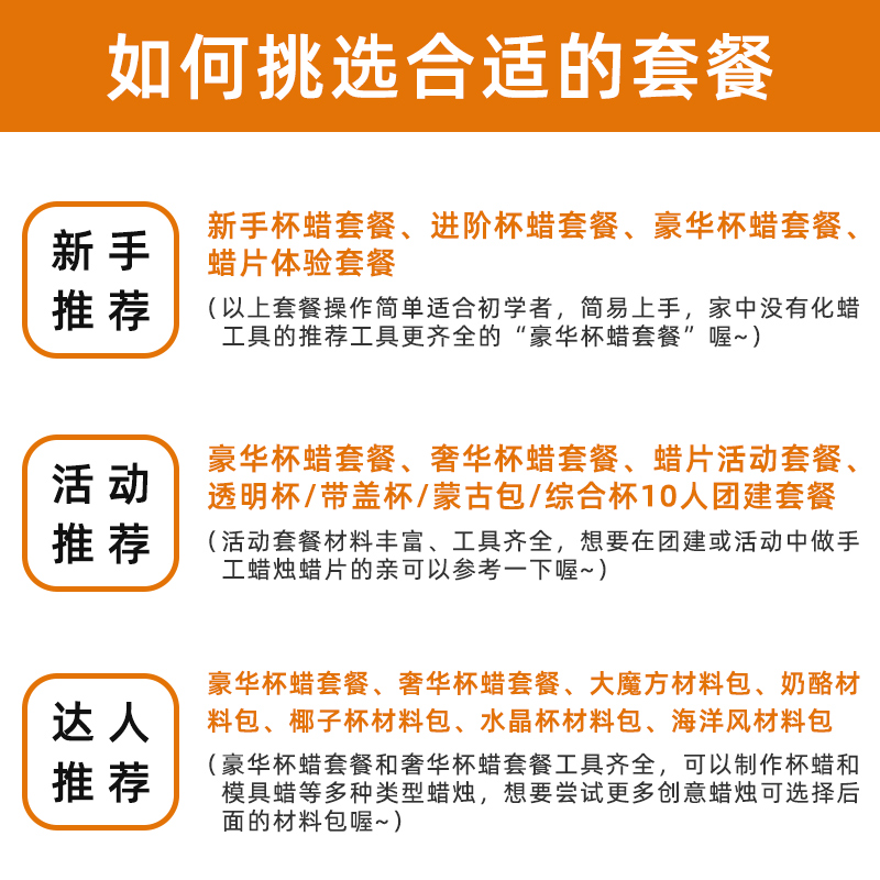 自制香薰蜡烛diy材料包手工制作杯蜡片创意团建活动沙龙原料套餐 - 图2