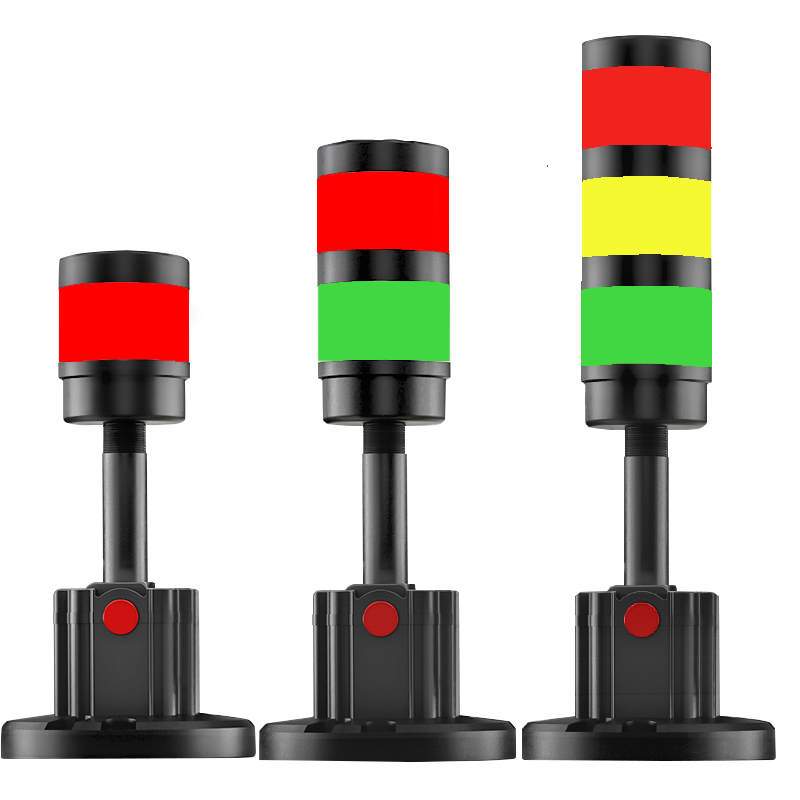 台邦TB5多层警示灯三色塔灯LED一体化报警器常亮带声蜂鸣折叠24V
