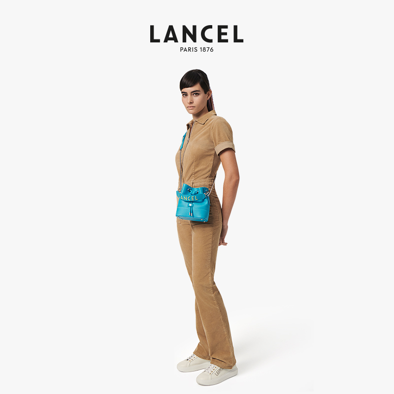 LANCEL/兰姿 Ninon经典迷你水桶包 烧麦包 - 图2