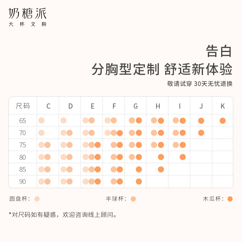 奶糖派大杯告白分胸型秋冬撞色文胸 奶糖派文胸
