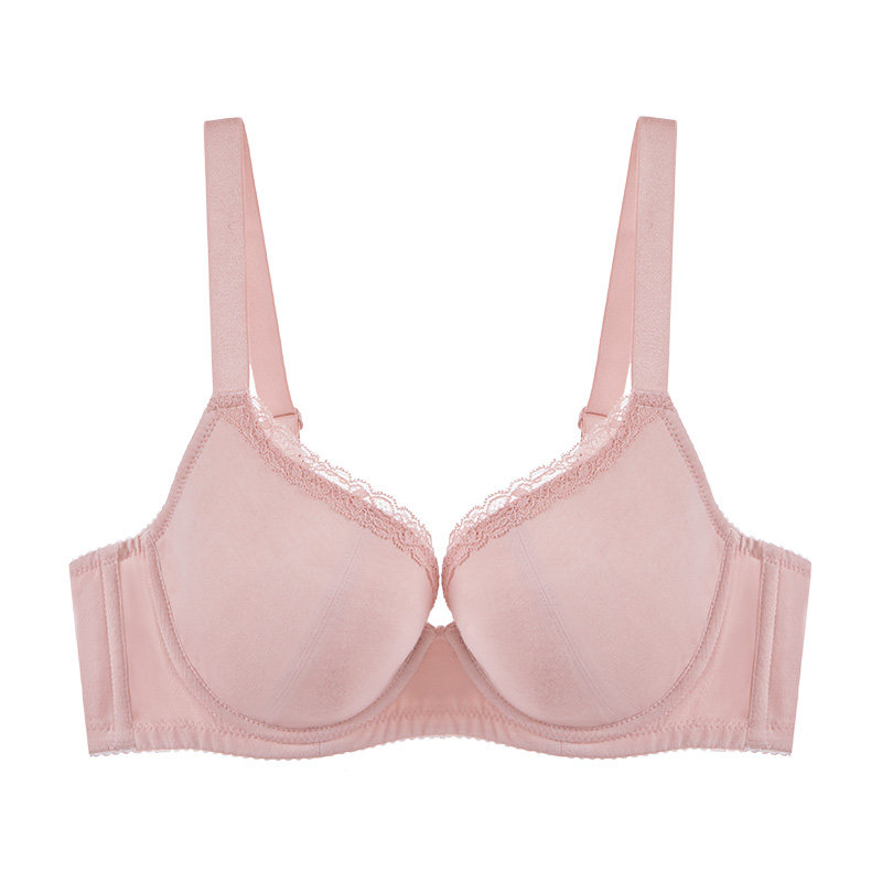 奶糖派大杯豆蔻棉感薄款透气大文胸 奶糖派文胸