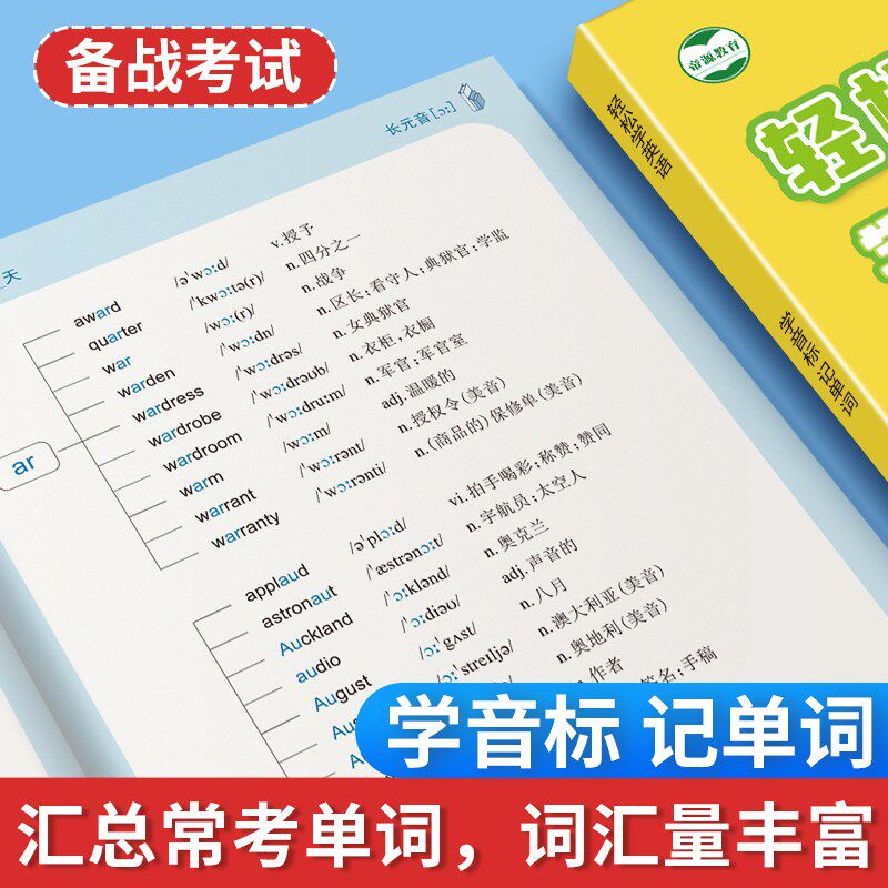 小学初中英语单词学音标思维导图快速记忆单词记背英语单词神器人教版同步学习英语音标