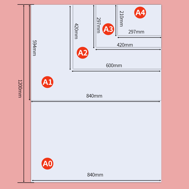 a3绘图纸a4马克笔专用纸动漫手抄报纸画图画画纸工程建设带框a1a2手绘白纸漫画厚画纸建筑设计A1A2A3A4带框制 - 图3