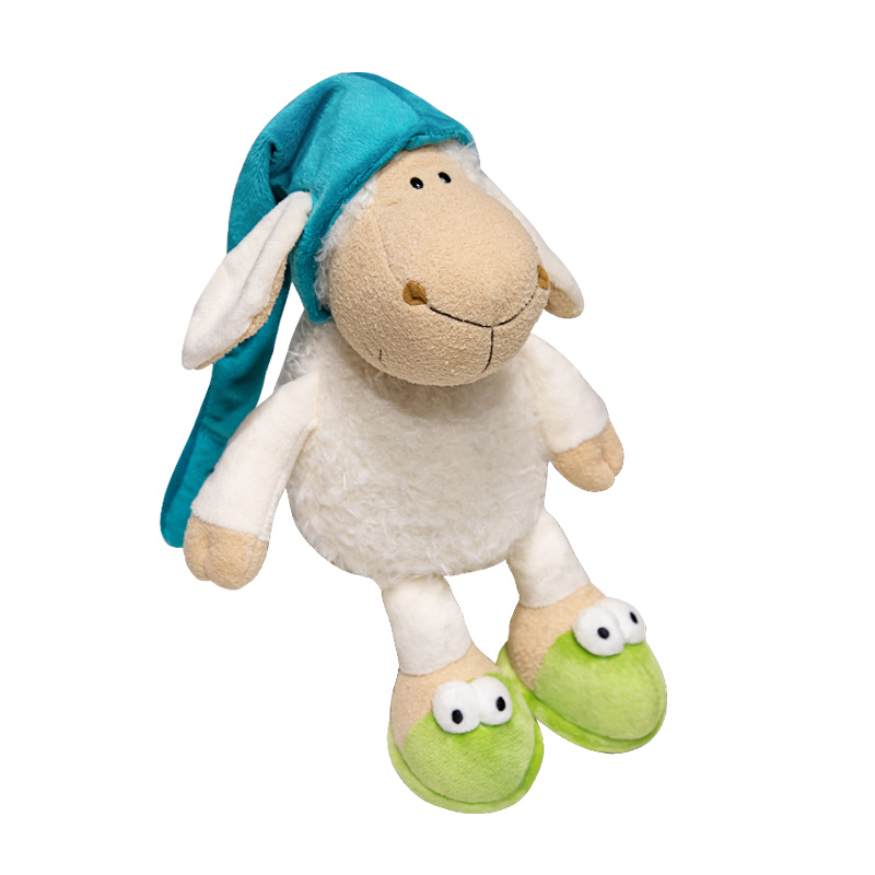 披着羊皮的狼玩偶变身小羊公仔毛绒玩具娃娃女生抱枕儿童生日礼物 - 图0
