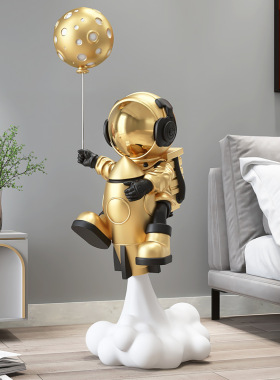 卡通玻璃钢落地公仔摆件