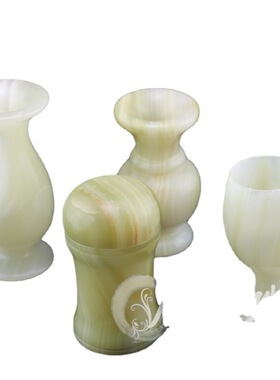 厂家直供阿富汗缠丝玉花瓶工艺品会销礼品开店直播货源玉瓶中式