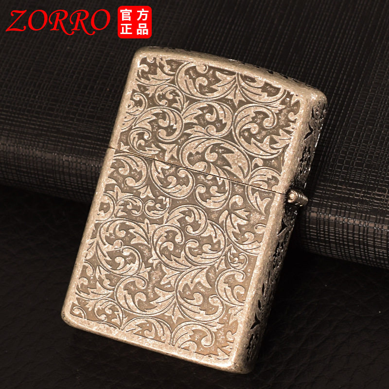 佐罗煤油打火机古青铜花边唐草图案五面蚀刻工艺创意礼品火机,淘宝优惠券,粉丝福利购,淘宝优惠卷
