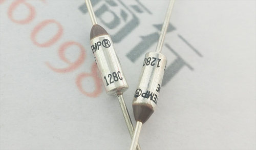 Emerson/Microtemp温度保险丝G4 128度 250V10A 热熔断丝RY-128 - 图1