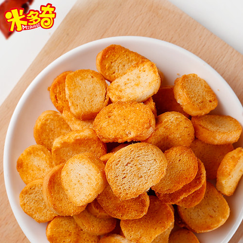 米多奇烤馍片小馍丁整箱膜片早餐饼干散装多口味零食小吃休闲食品 - 图2