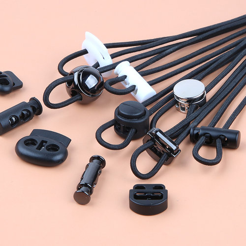 卫衣帽子抽绳拉绳裤腰绳子运动裤弹力带子衣服下摆卡扣羽绒服配件 - 图2