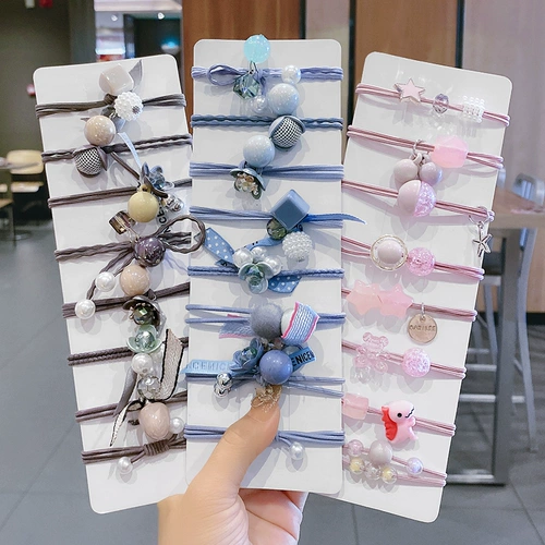 Модная резинка для волос, хвостик, безвредный детский милый аксессуар для волос для принцессы, не повреждает волосы