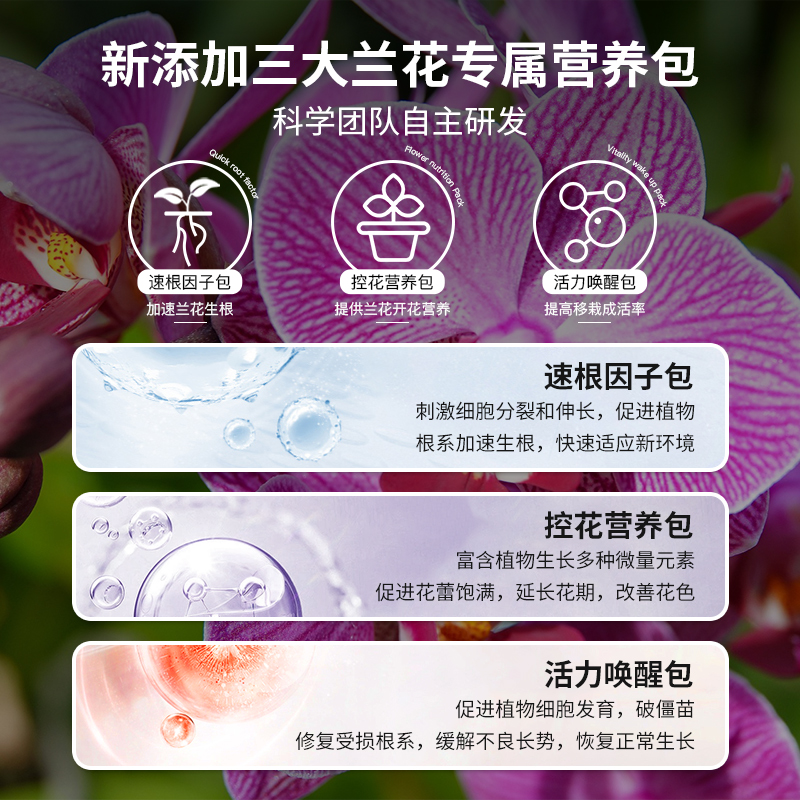 兰花专用土高端种兰花营养土君子兰蝴蝶兰种植颗粒松树皮兰科花土 - 图1