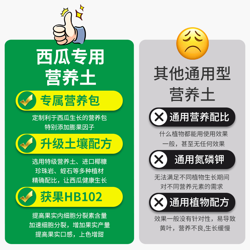 种西瓜育苗专用营养土基质肥培养土西瓜苗土壤专用肥料泥土种植土 - 图1